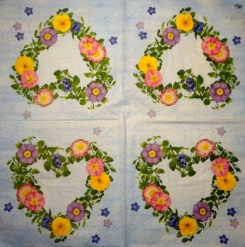 194 Flowers Others - 3-ply (pink)  - Paw